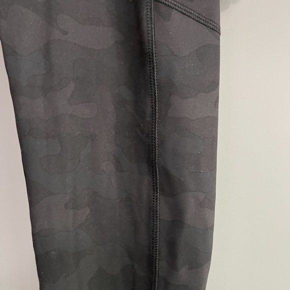 RBX M Black Camo Side pockets Full Length leggings Style CR6887 - Picture 6 of 6